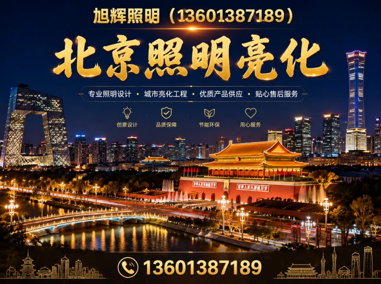 朝阳楼体夜景亮化展示图